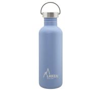 Gourde inox laken basic steel 1l bleue