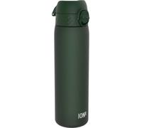 gourde ion8, 500 ml, anti-fuite, ouverture d'une seule main, verrouillage sécurisé, lavable au lave-vaisselle, sans BPA, poignée, couvercle rabattable, facile à nettoyer, neutre pour le climat, vert f