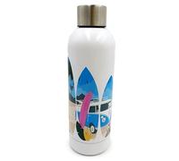 Gourde Isolée 530ml en Acier Inoxydable Volkswagen - Van Bus Combi VW T1 Waves Are Calling