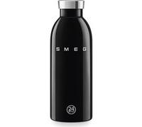 Smeg Bouteille isotherme WBF01BL – Acier inoxydable 500 ml – Noir