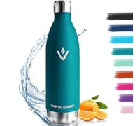 Gourde Isotherme - 1000ML - Bouteille Inox isolé à Double Mur, Gourde Sport sans BPA, Bouteille Isotherme Étanche, Gourde, Processus de revêtement en Poudre - Pour Boissons Chaudes Et Froides