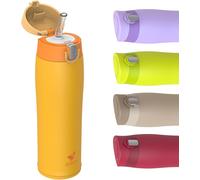 Gourde Isotherme, 500ml Bouteille Isotherme En Acier Inox 18/8, Bouteilles Avec En Paille Sans Bpa, , Gourde Sport Anti-Fuite Pour Les Voyage, Sport, Randonnée