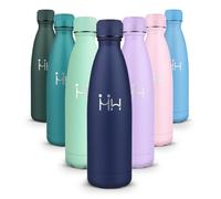 Gourde Isotherme 500ML - Bouteille Isotherme sans BPA, Gourde Inox Étanche, Réutilisable, Processus de revêtement en Poudre, Termos, Bouteille Metal pour Running, Bureau, École, Sport