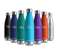Gourde Isotherme 500ml, Étanche, Bouteille d'eau Double Paroi, Gourde Métal sans BPA, Réutilisable, Bouteille Isotherme en Acier Inoxydable, Gourde Inox pour Sport, Gym, École, Bureau, Randonnée