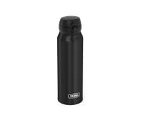 Thermos Bouteille Isotherme ultralégère, Acier Inoxydable, Noir Mat, 0,75 Liter