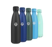 Gourde Isotherme 750ml, Bouteille Isotherme Réutilisable, Gourde Métal sans BPA, Gourde Inox Double Paroi Étanche pour Sport, Bureau, École, Yoga, Camping, Randonnée, Voyage, École