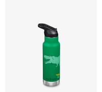 Klean Kanteen Gourde Seal Sport classique pour enfant avec bouchon 355 ml Vert Dino Skate