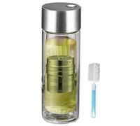 Gourde isotherme avec infuseur à thé - Bouteille Infuseur Thé | Résistante aux hautes températures, elle est dotée d'un couvercle magnétique et d'une double paroi, Infuseurs de Thés Voyage 400ml Idéal