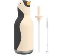 Asobu Bouteille isotherme PINGOUIN 460 ml Gris / Blanc gris