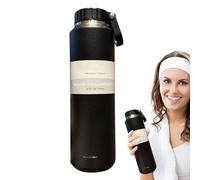 Gourde isotherme - Bouteille de voyage en acier inoxydable - 710 ml - Bouteille portable pour randonnée, école, voyage, camping, cyclisme, plein air