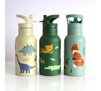 A Little Lovely Company Gourde isotherme enfant Dinosaures 350 ml acier inoxydable