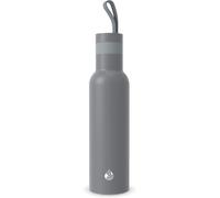Gourde Isotherme Easy Gris 490 Ml - 12 Froid & Chaud, Sans Bpa, N'absorbe Pas Les Odeurs, Metal - Petite Thermos Inox, Bouteille D'eau Acier Inoxydable À Double Paroi Gourdes