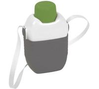 Gourde isotherme - EDA - 1L - Gris galet blanc - Bouchon vert matcha