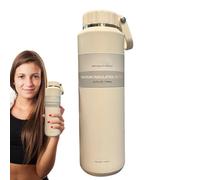 Gourde isotherme en acier inoxydable pour la randonnée, 710 ml, bouteille isotherme anti-fuite pour et adultes, école, sport, fitness, camping, cyclisme, plein air