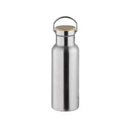 Gourde Isotherme en inox avec bouchon poignée - 0,5 Litre