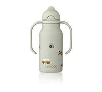 Gourde isotherme enfant 250 ml à poignées Kimmie Vehicles Dove blue