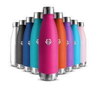 Gourde Isotherme Enfant 500ML, Acier Inoxydable 18/8, Bouteille Isotherme, Sans BPA, Gourde Enfant, Réutilisable, Water Bottle, Étanche Double Isolation, Bouteille Inox pour Camping, École, Gym
