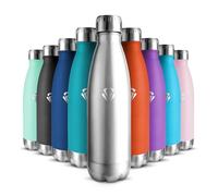Gourde Isotherme Enfant 500ML, Acier Inoxydable 18/8, Bouteille Isotherme, Sans BPA, Gourde Enfant, Réutilisable, Water Bottle, Étanche Double Isolation, Bouteille Inox pour Camping, École, Gym