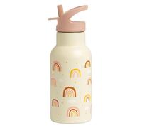 Gourde en acier inoxydable pour enfants ARC-EN-CIEL A Little Lovely Company, 350 ml jaune pastel TU