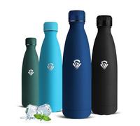 Gourde Isotherme, Gourde 500ml, sans BPA, Gourdes Enfant, 24h Froid & 12h Chaud, Bouteille Isotherme, Anti Fuite, Facile à Transporter, Bouteille d'eau pour École, Bureau, Camping