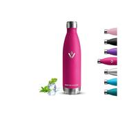 Gourde Isotherme, Gourde 750 ml, Sans BPA, 24h Froid & 12h Chaud, Anti Fuite, Bouteille Reutilisable, Acier Inoxydable 18/8, Bouteille d'eau pour Bureau, Voyage, Yoga, Camping
