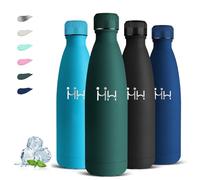 Gourde Isotherme, Gourde 750ml, Acier Inoxydable 18/8, Bouteille Isotherme, Bouteille Inox, Facile à Transporter, Bouteilles Isothermes pour Bureau, Camping, Voyage, Sport