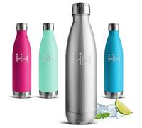 Gourde Isotherme, Gourde 750ml, Gourdes Inox anti Fuite, 24h Froid & 12h Chaud, Gourdes sans Bpa, Facile à Transporter, Bouteille d'eau pour Bureau, Camping, Voyage, Sport