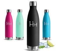 Gourde Isotherme, Gourde 750ml, Gourdes Inox, Sans BPA, Gourdes Reutilisable, 24h Froid & 12h Chaud, Anti Fuite, Thermos pour l'École, Bureau, Camping, Voyage, Sport