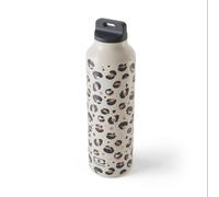 monbento - Bouteille Isotherme Steel graphic Leopard - Gourde Inox 500ml avec Infuseur Thé/Fruit - Garde Boissons Chaudes/Froides Jusqu'au 12h - Ideal pour Bureau/Pique-nique/Sport - Motif Panthère