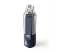 MONBENTO - Bouteille isotherme Steel rose Moka - Gourde Isotherme Inox 500ml avec Infuseur Thé/Fruit - Garde Boissons Chaudes/Froides - Bouteille Inox Idéale Bureau/Pique-nique/Sport - Fleurs