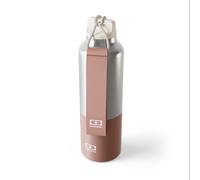 Gourde isotherme infuseur et dragonne 500ml rose moka