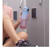 Gourde isotherme - Iq - 720ml - Tritan - Bleu - Avec paille et anse