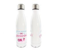 Gourde D Hydratation Stc Sas Je Ne Suis Pas Une Gourde Ok Gourde Isotherme Blanc Unique