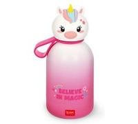 Legami – Gourde isotherme Licorne Multicolore E Hot&Cold BFF, acier 18/8 double paroi, 310 ml