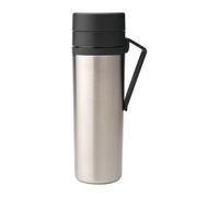 Brabantia Gourde isotherme Make & Take - Clip ceinture, étanche, 6h/12h, 0,5L gris foncé
