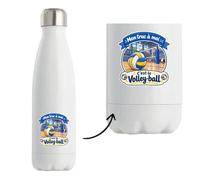 Gourde Isotherme Mon truc à moi : C'est le Volley-ball Mon truc à moi - Activité | Bouteille Inox Double Paroi 500 ml Froid 24 h Chaud 12 h | Sport Bureau Randonnée Vélo