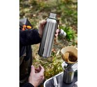 Gourde isotherme-olive-750ml-en acier inox-24h chaud 12h froid