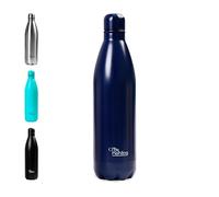 Gourde Isotherme Otto Koning 1L Inox - Bouteille Eau Sport Thermos Café et Thé Maintien Chaud 12h Froid 24h - Design Étanche Double Paroi Sans BPA pour Homme Femme Bureau