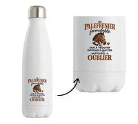 Gourde Isotherme Palefrenier Formidable | Bouteille Inox Double Paroi 500 ml Froid 24 h Chaud 12 h | Sport Bureau Randonnée Vélo | Idée Cadeau Écurie Noël Départ