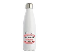 Gourde Isotherme Patronne Superwoman | Bouteille Thermos Idée Cadeau Femme Humour Collègue famille Anniversaire Noël