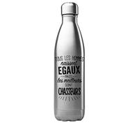 Gourde Isotherme Personnalisée 500 ml - Acier Inoxydable - Thermos Chaud/Froid - Bouteille Réutilisable Écologique - Cadeau Métier & Les meilleurs sont - Fabrication Française (N°5)