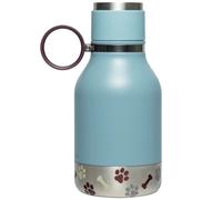 Gourde isotherme pour chien 2 en 1 Bleu (1 litre)