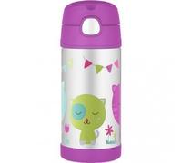 Gourde isotherme pour enfants avec paille Thermos 355ml chat