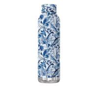 Gourde isotherme - QUOKKA - Solid Porcelain Sparrow - 630 ml - Acier inoxydable - Blanc