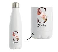 Gourde Isotherme Sophie | Bouteille Inox Double Paroi 500 ml Froid 24 h Chaud 12 h | Sport Bureau Randonnée Vélo | Cadeau Homme Femme Anniversaire