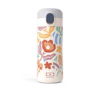 Monbento Gourde isotherme Pop Graphic 360 ml Bec verseur Papercut Rose
