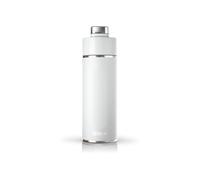 Ninja Thirsti Bouteille et flasque 700 ml avec couvercle étanche, conçue pour boissons gazeuses, chaudes et froides. Voyage/sport. Triple isolation, bouteille en acier inoxydable, Blanc, DW2401EUUKWH