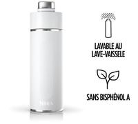 Gourde isotherme Thirsti - NINJA - Gris Foncé - 530 ml - Acier inoxydable