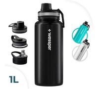 Gourde Isotherme WESSPER ActiveMax Steeline - 1000ml - Noir