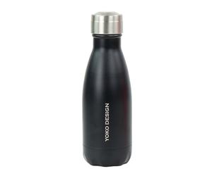 Gourde isotherme Yoko Design, 260 ml, coloris noir mat